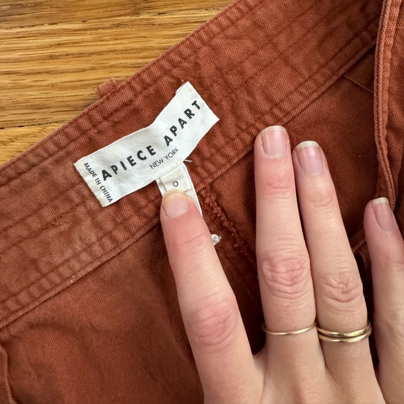Apiece Apart Merida Pant in Rust Size 0 - Picture 5 of 5